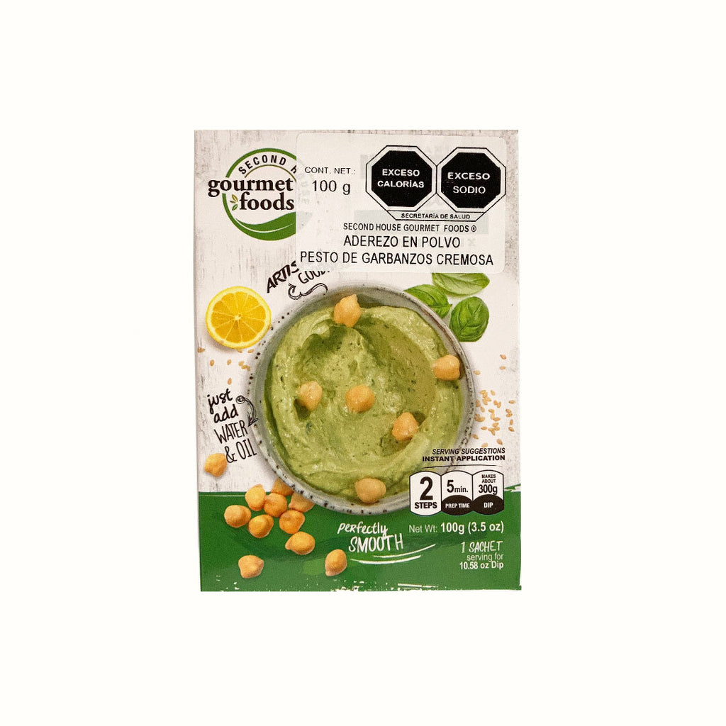 Hummus Instantaneo en Polvo Sabor Pesto Second House 100 g