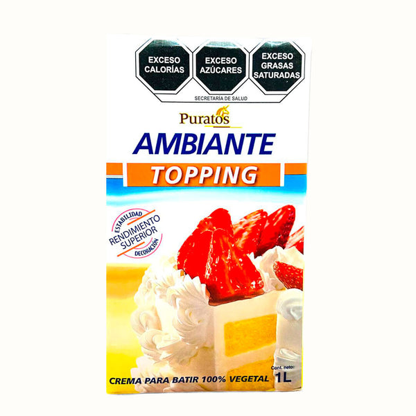 Crema Vegetal Para Batir Puratos 1 L