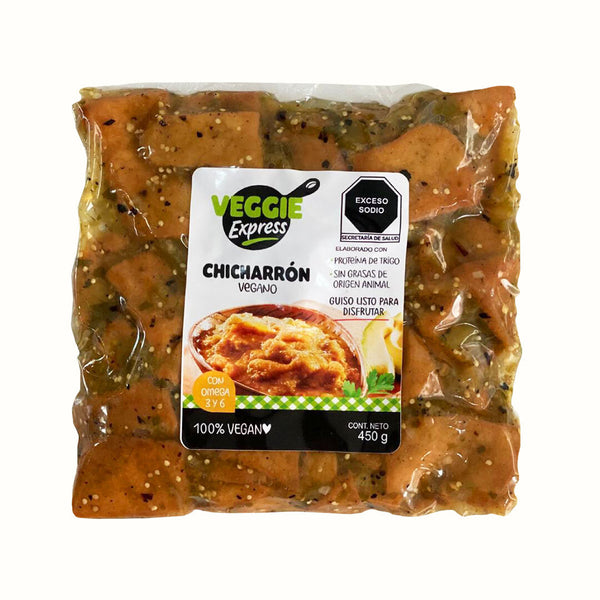 Chicharrón Vegano en Salsa Verde Veggie Express 450 g
