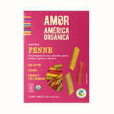 Pasta Orgánica Penne Trigrano con Vegetales Sin Gluten América Orgánica 227 g