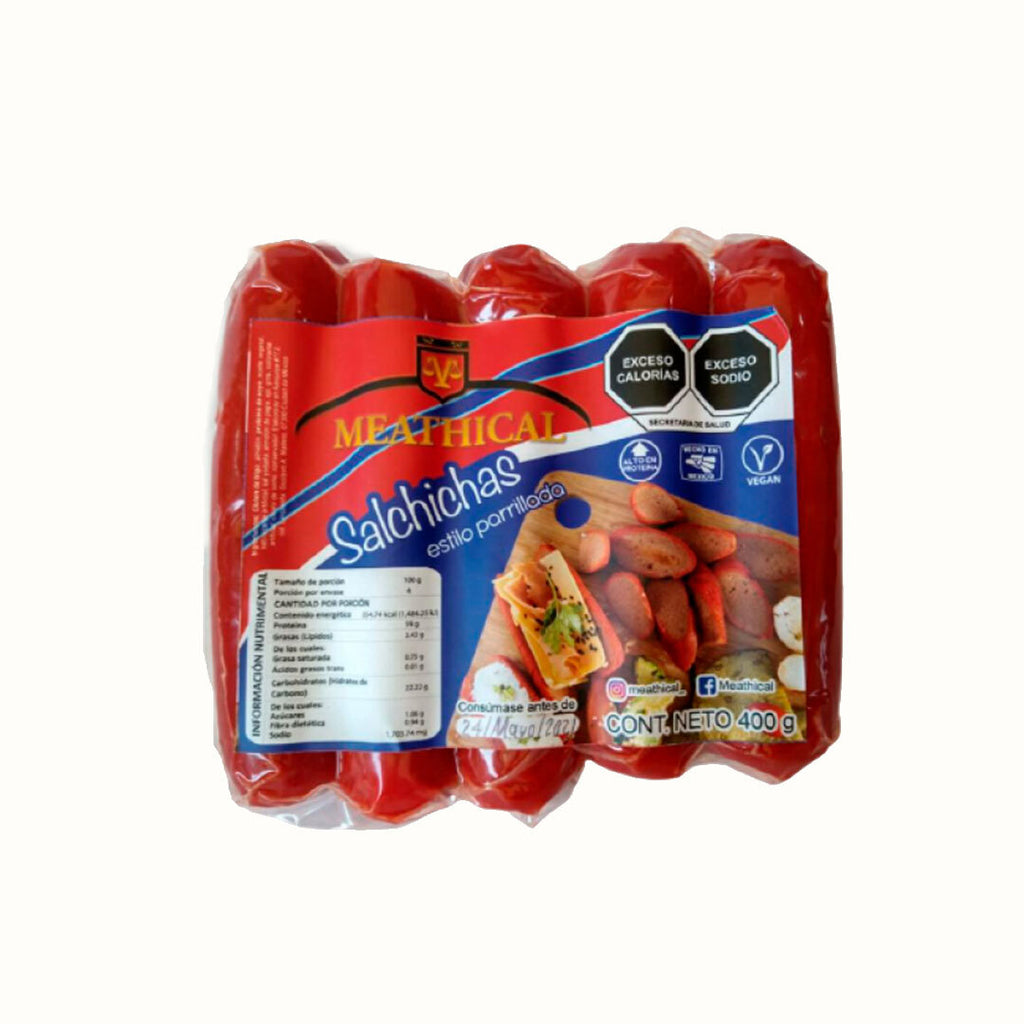 Salchichas Veganas Parrilleras Meathical 500 g