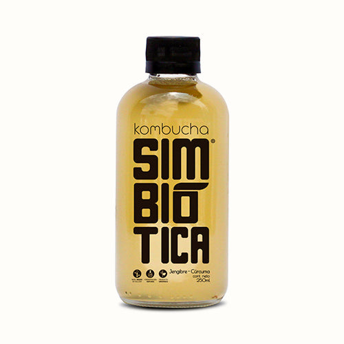 Kombucha Simbiótica Jengibre-Cúrcuma 250 ml