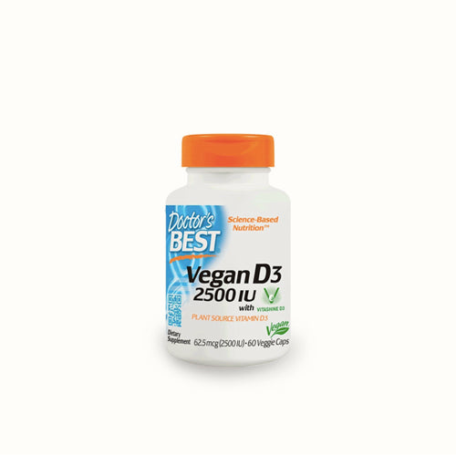 Vitamina D3 de 2,500 IU Doctor´s Best 60 cápsulas