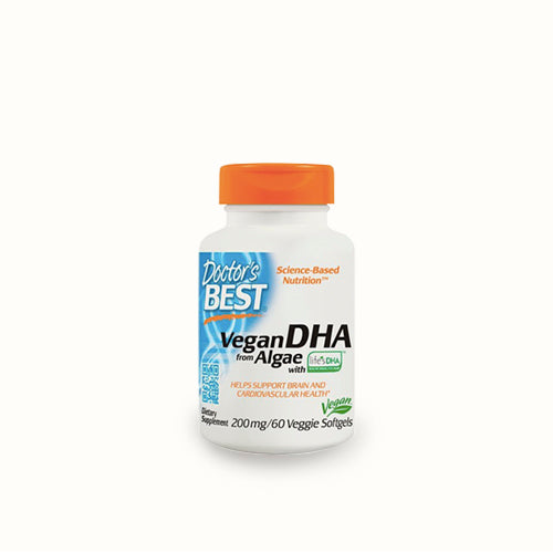 DHA Vegana de Algas 200 mg Doctor´s Best 60 pastillas