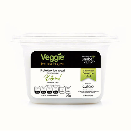 Yogurt Natural Veggie Delicatessen 454 g