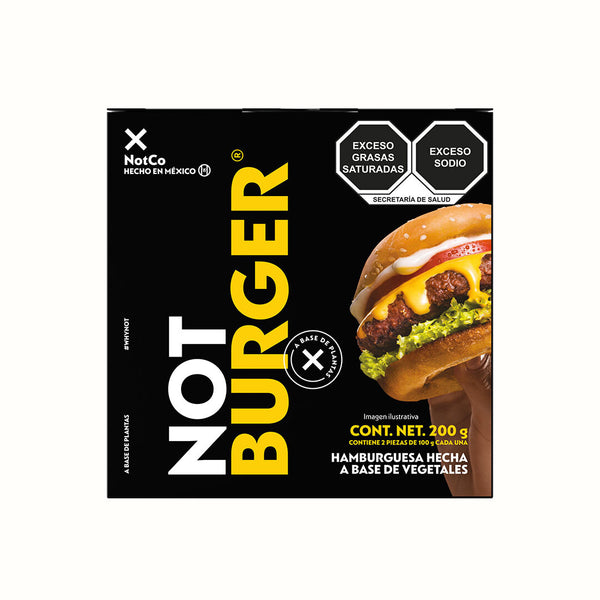 Hamburguesa Vegana Not Burger NotCo 200 g (2 piezas)