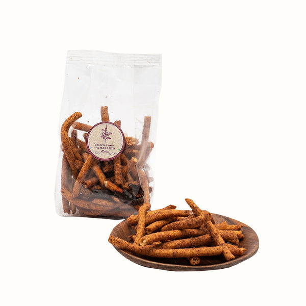 Churrito de Amaranto sabor Chile de Árbol Delicias de Amaranto 100 g