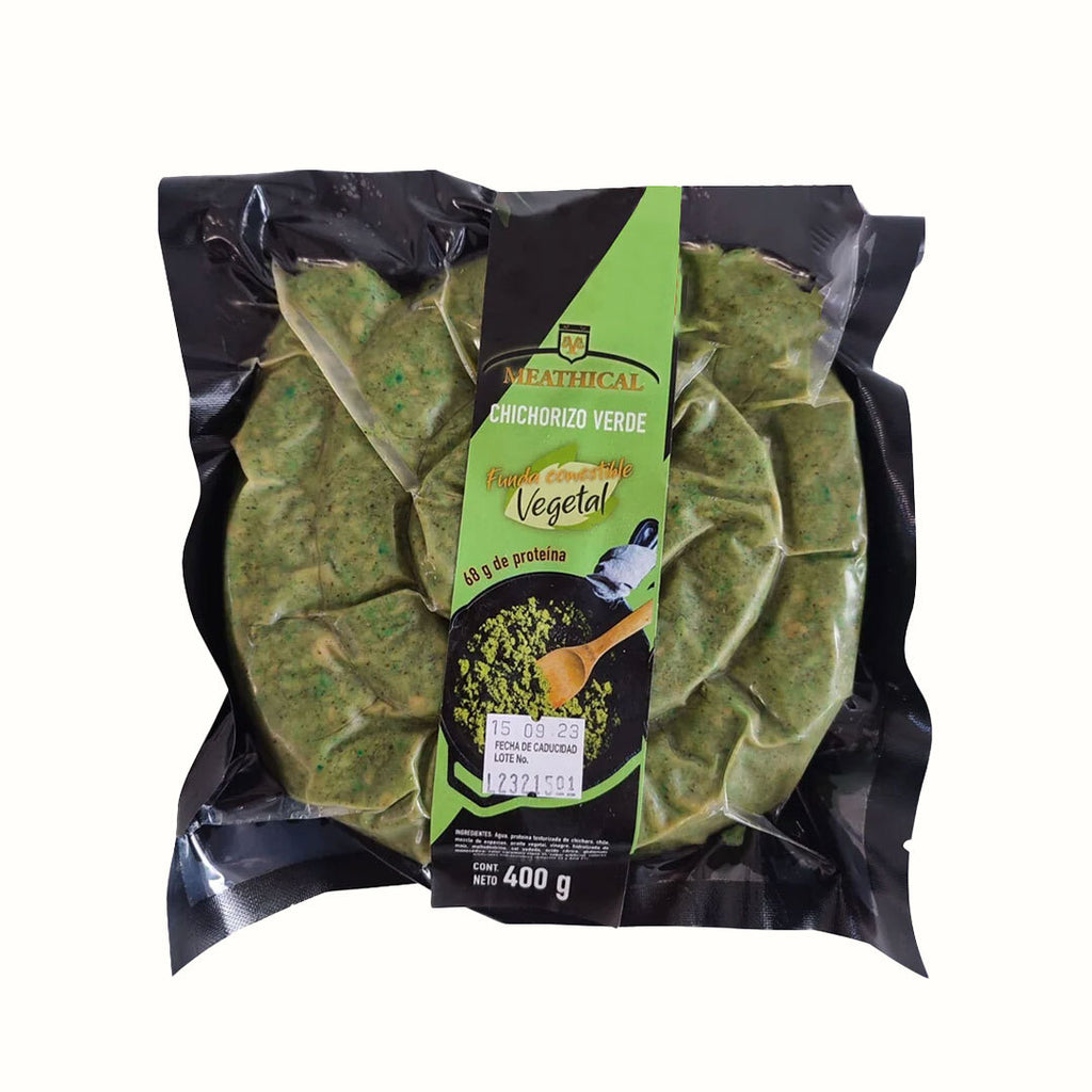 Chorizo Verde de Proteína de Chícharo Meathical 400 g