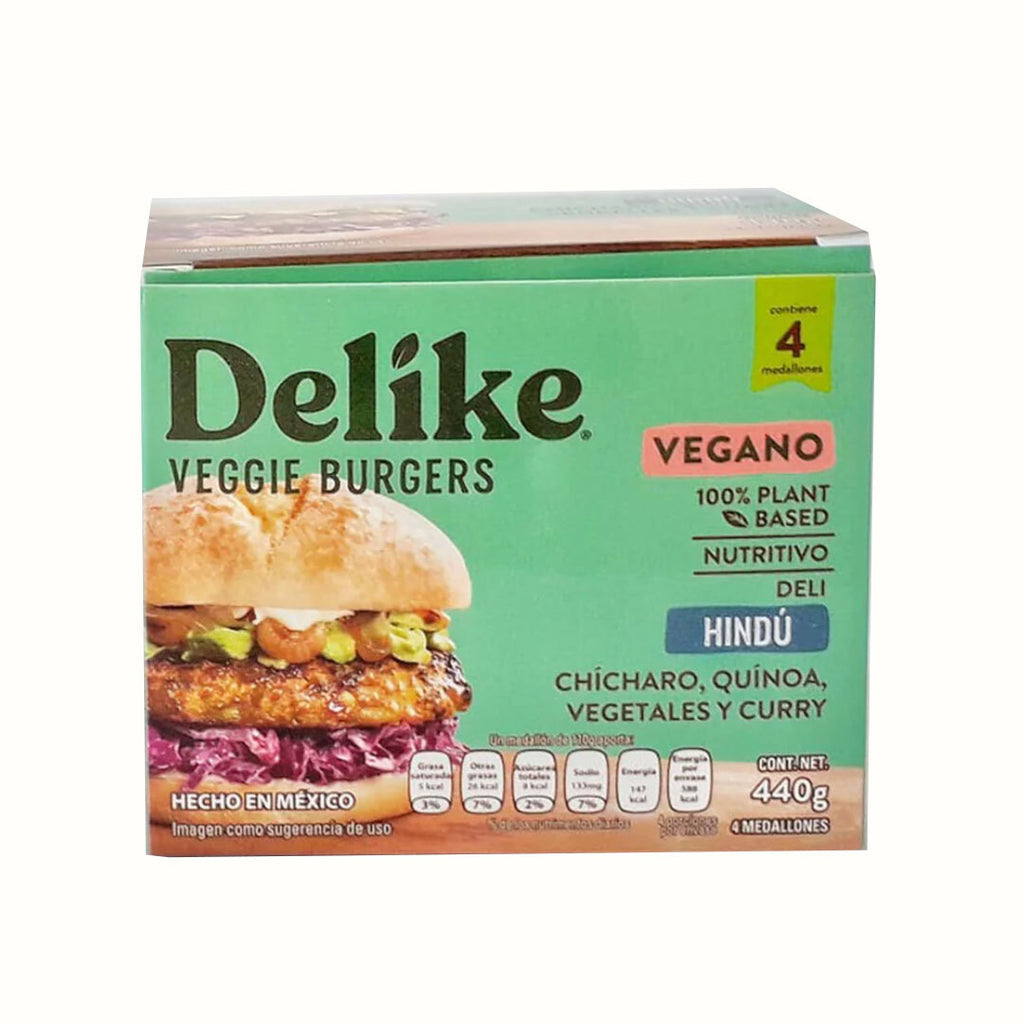 Hamburguesa Veggie Hindú Delike 440 g
