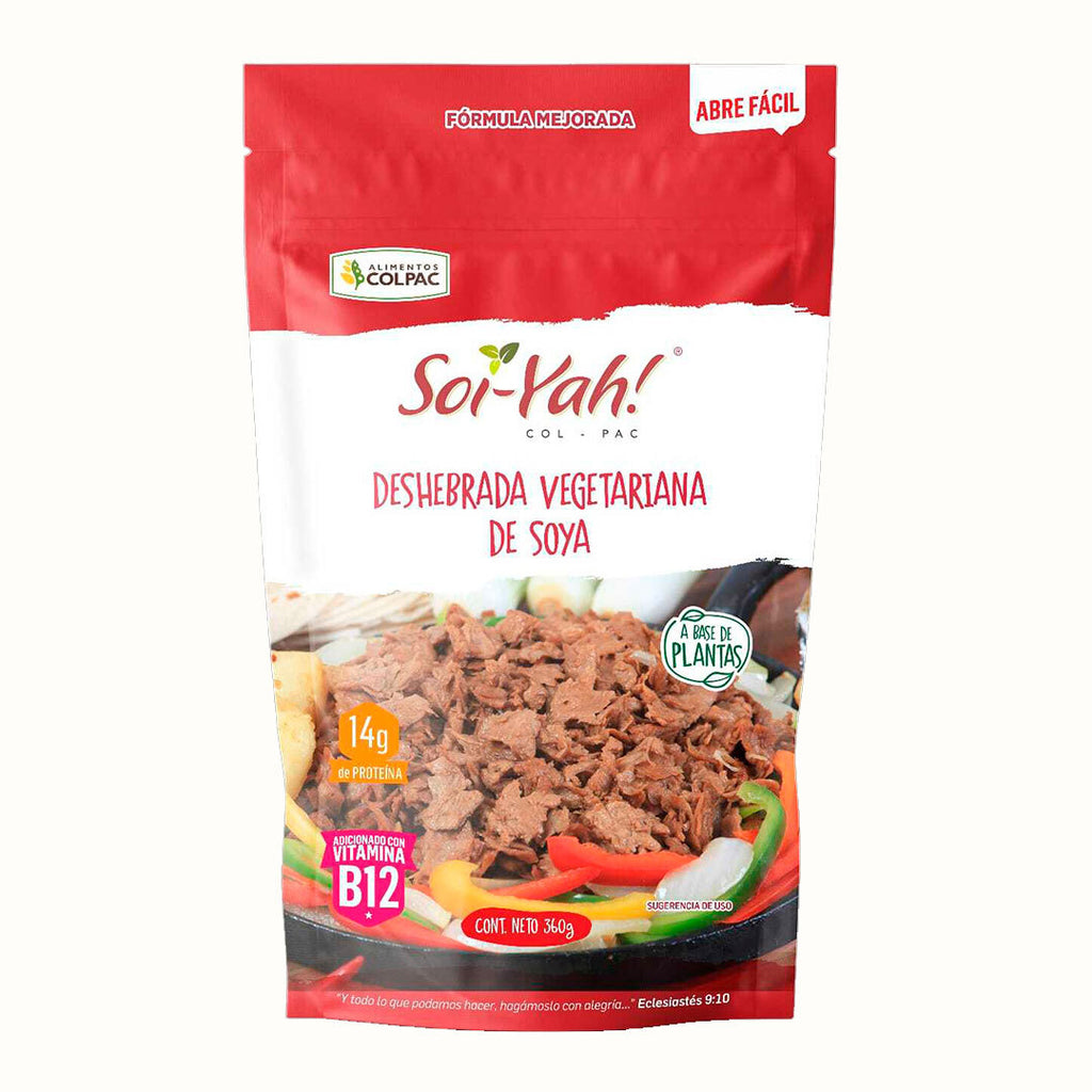 Carne Vegana Deshebrada Soi-Yah! 360 g – Vegan Label