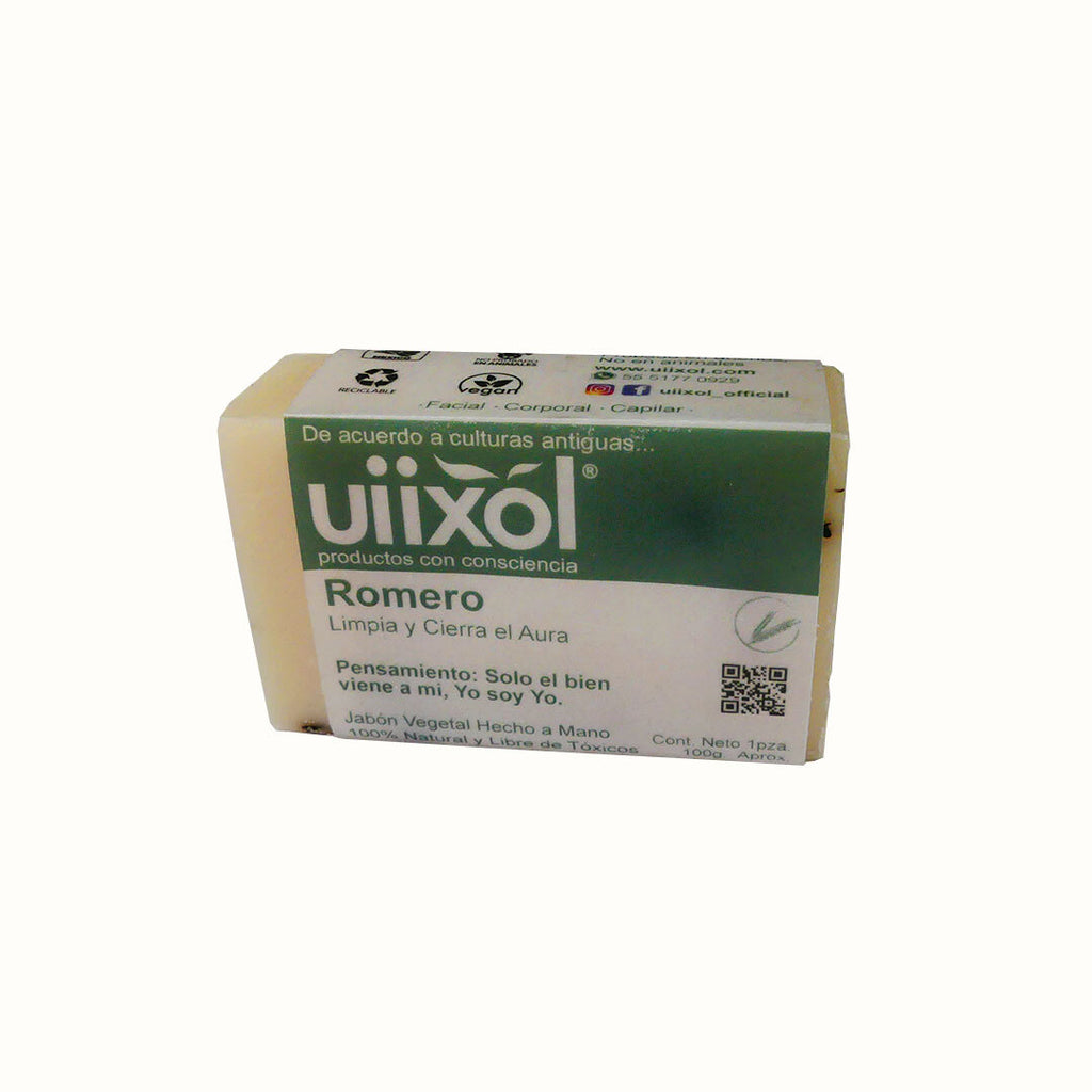 Jabón Natural de Romero Uiixol 100 gr