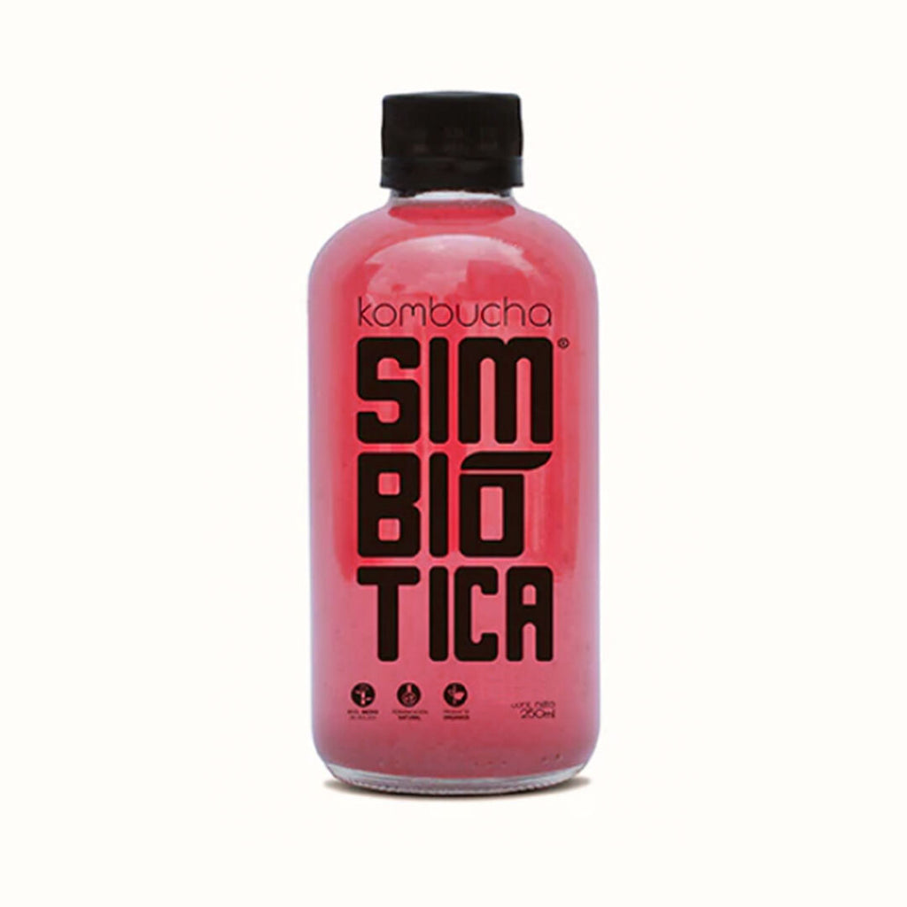 Kombucha Simbiótica Fresa-Limón 250 ml