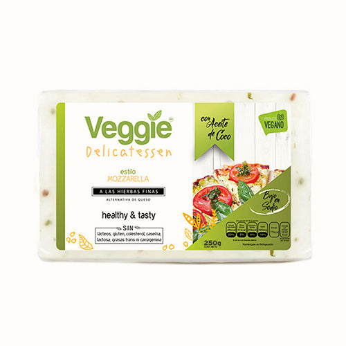 Queso Mozzarella Hierbas Finas Veggie Delicatessen 250 g