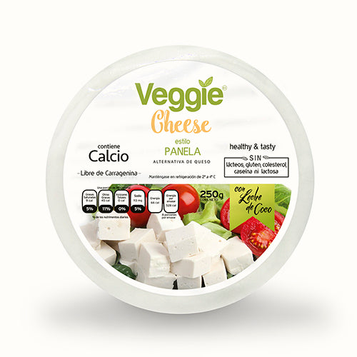 Queso Panela Vegano de Soya Veggie Delicatessen 250 g