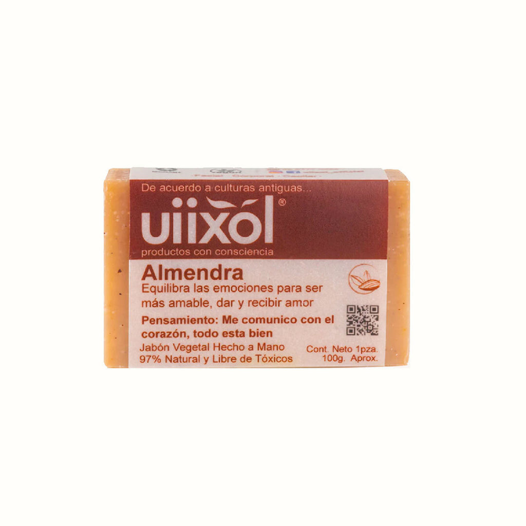 Jabón Natural de Almendras Uiixol 100 gr