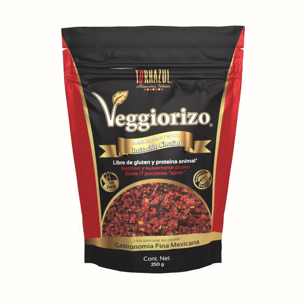 Chorizo Vegano Veggiorizo Rojo 250 g